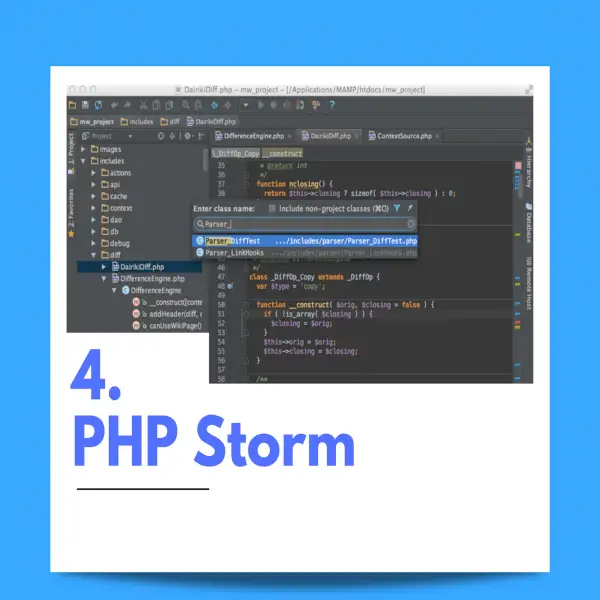 Tải xuống ứng dụng lập trình PHP miễn phí tốc độ cao PHPStorm