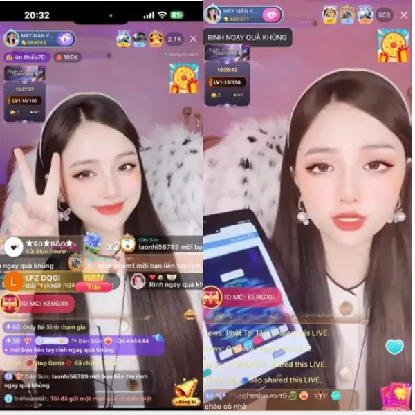 BIGO LIVE cho phép người dùng thưởng thức livestream hấp dẫn gái xinh